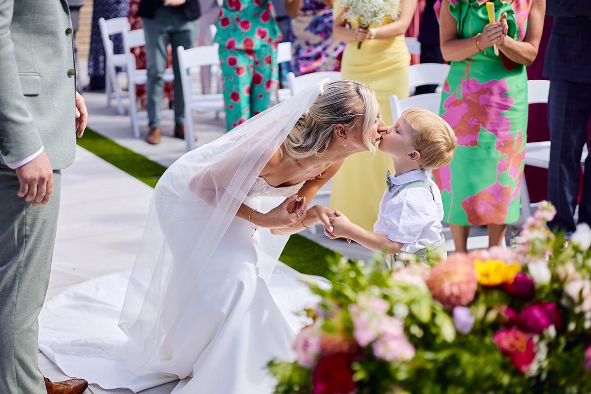 De Courceys Manor outdoors wedding Cardiff