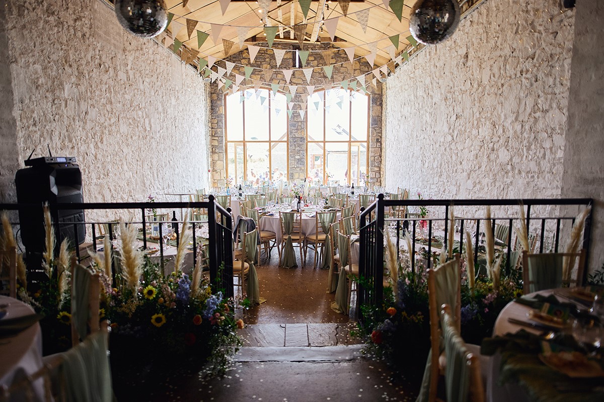 Rosedew farm wedding reception