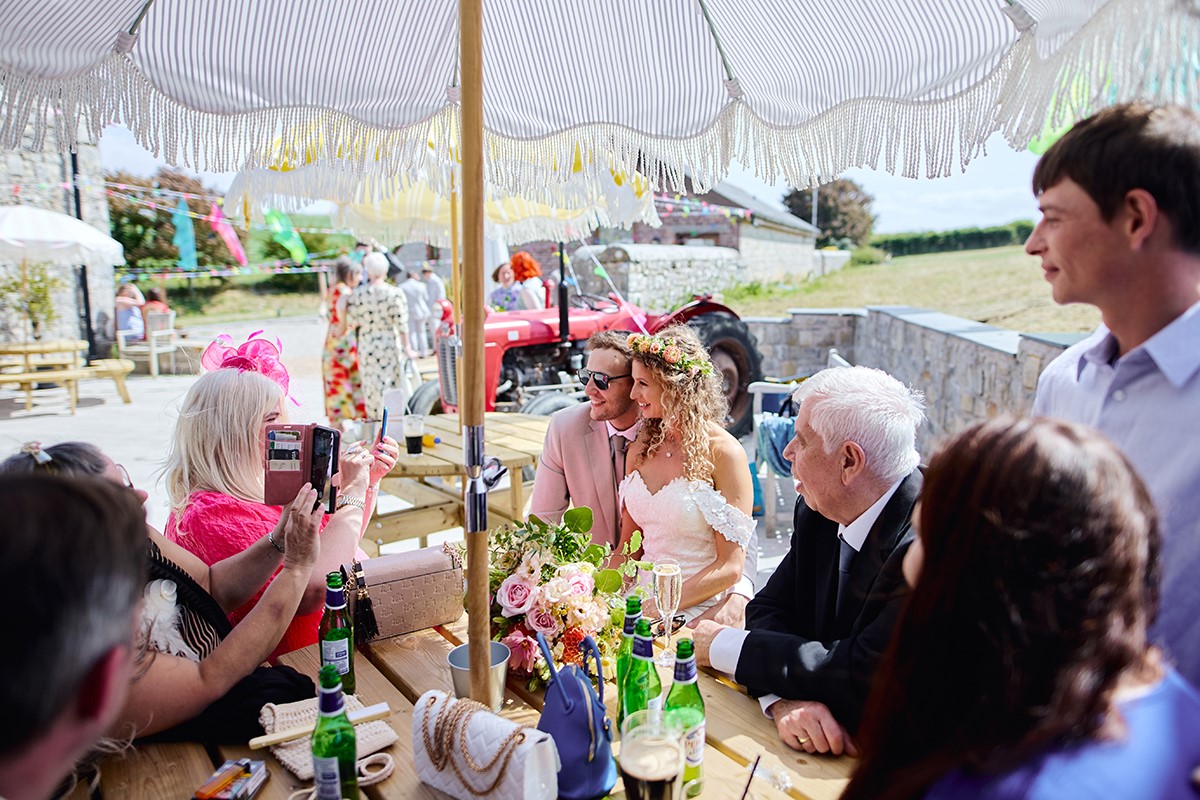 Rosedew Farm festival wedding