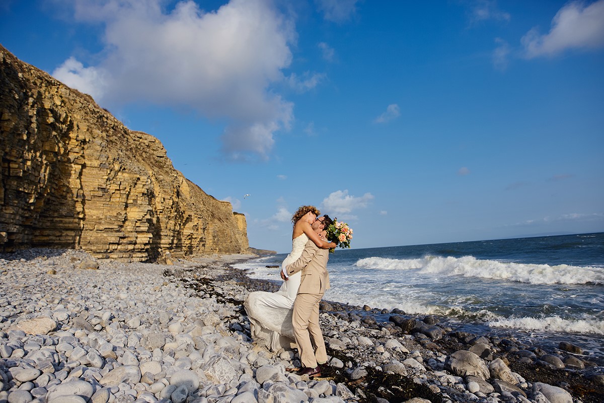 Rosedew Farm beach wedding photos