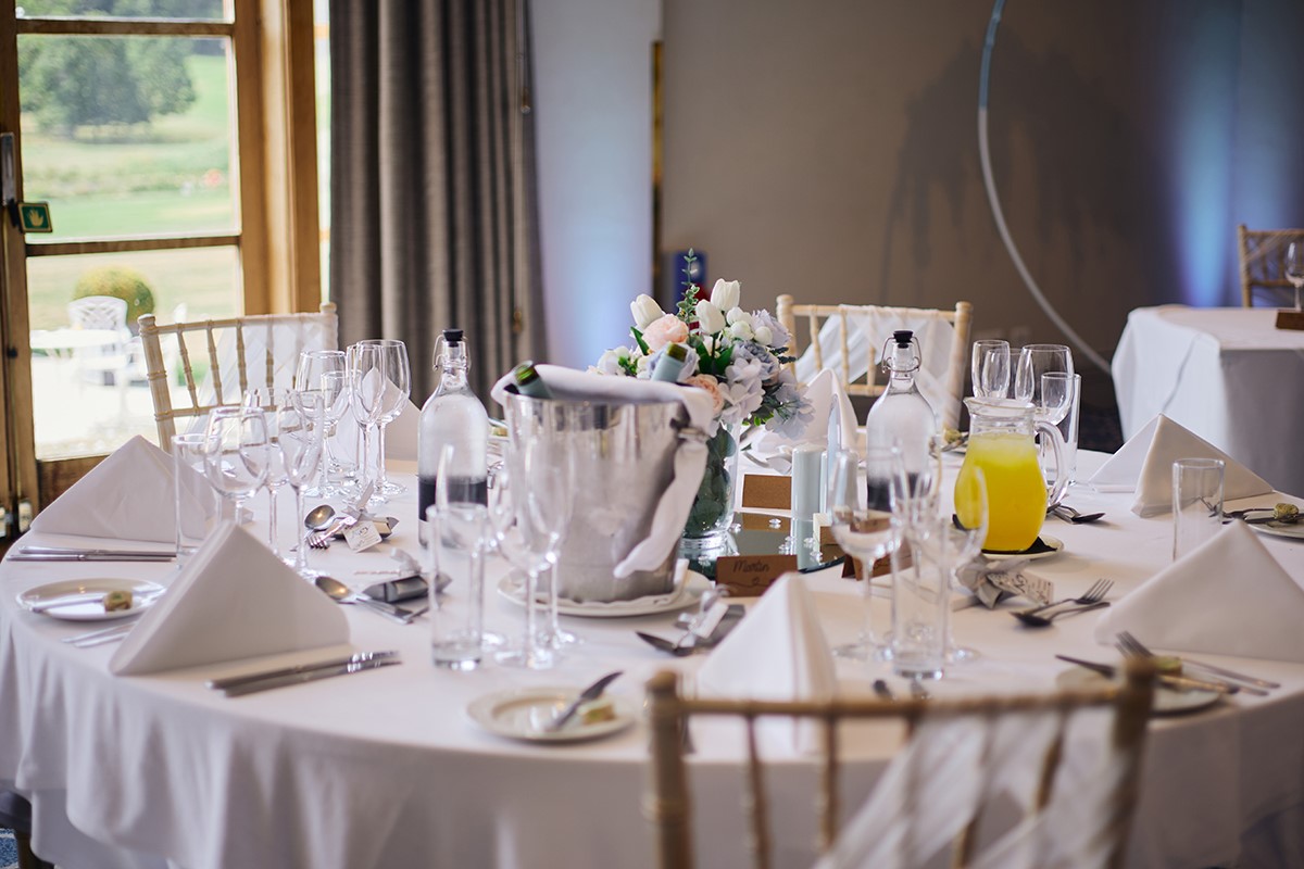 wedding breakfast Bowood hotel