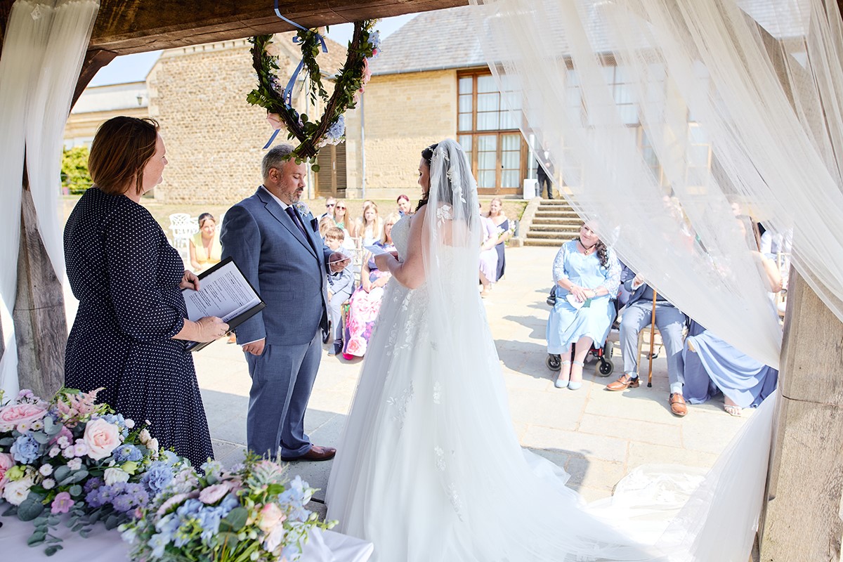 outdoor ceremony Bowood hotel