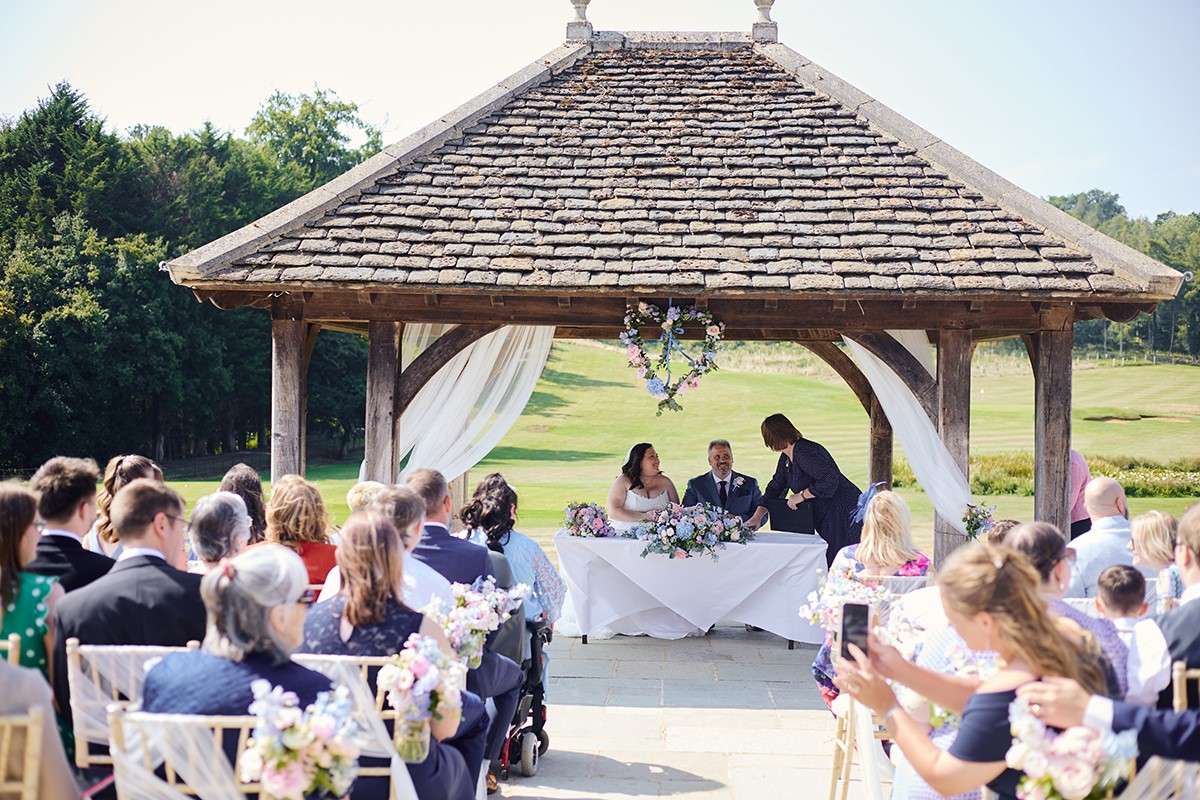 outdoor ceremony Bowood hotel
