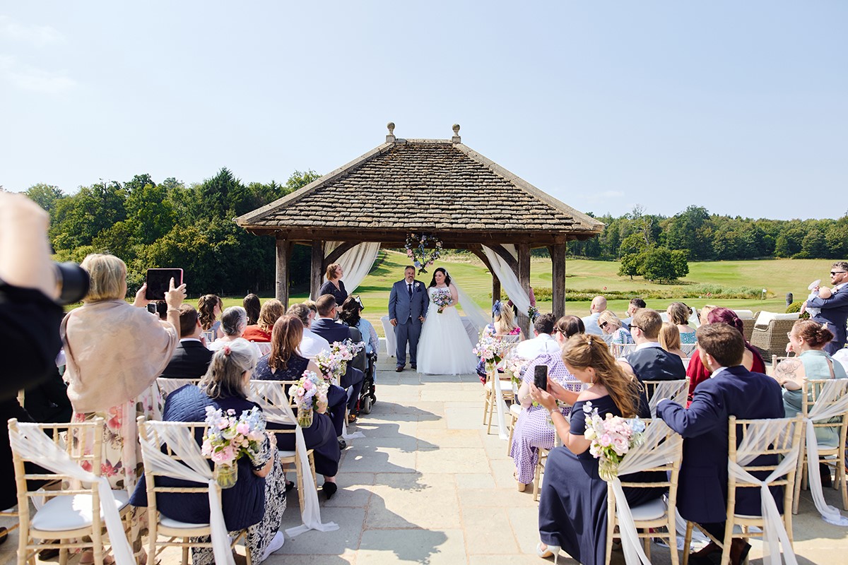 Bowood hotel outdoor ceremony