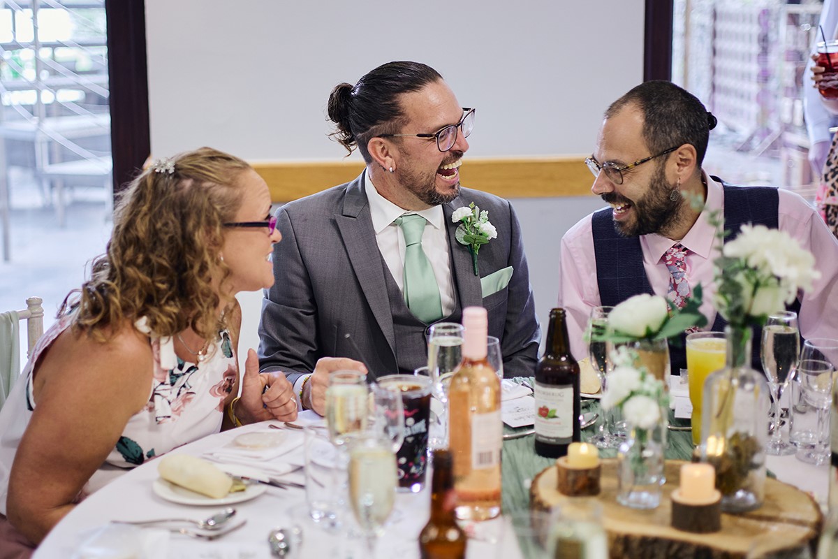 Canada lodge and lake candid photos