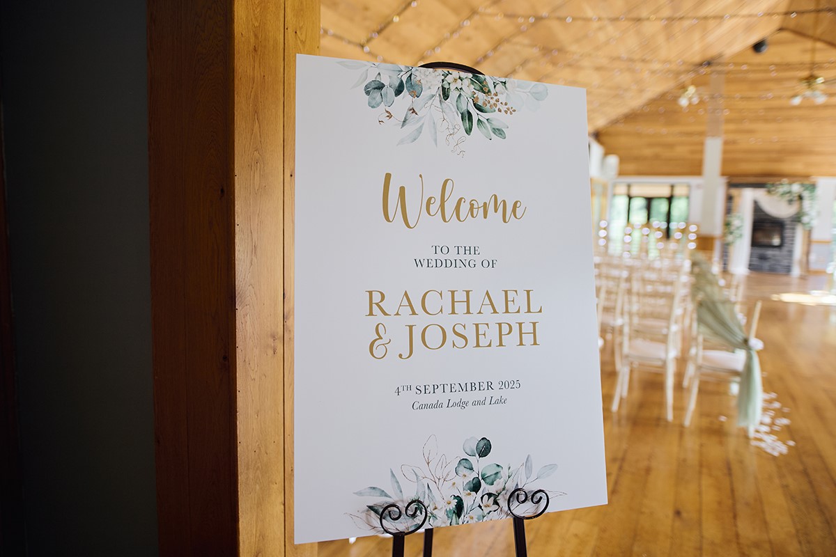 Canada lodge and lake wedding Cardiff