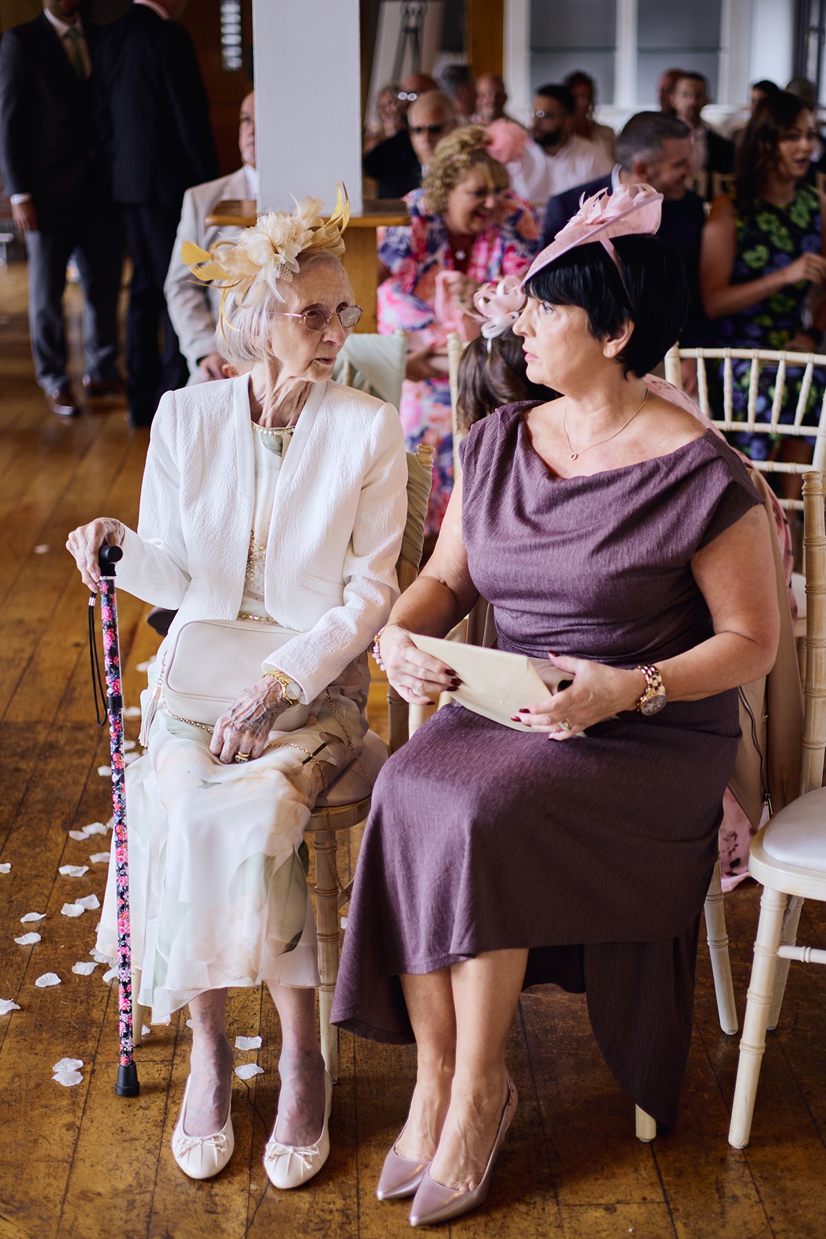 Ceremony at Canada lodge and lake