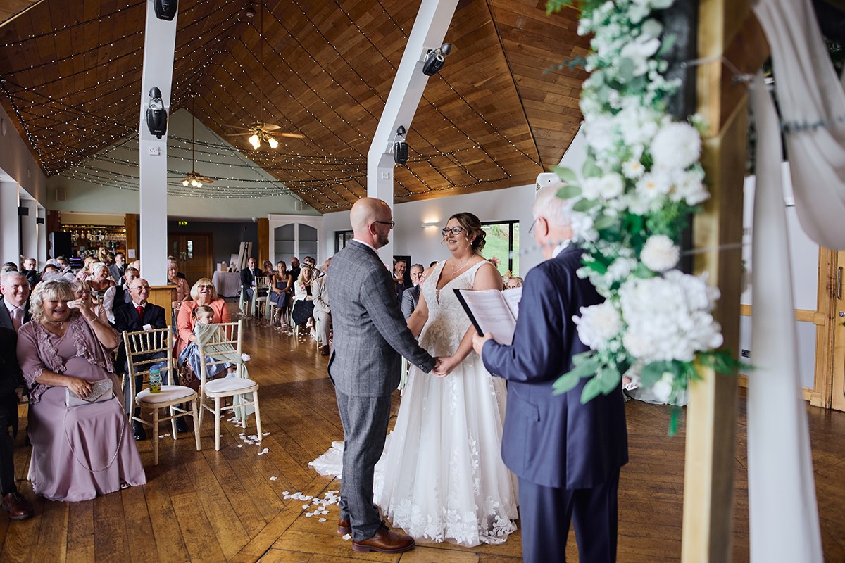 Ceremony at Canada lodge and lake