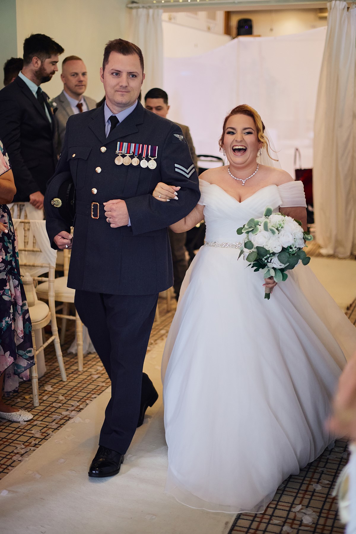 Heritage park hotel wedding ceremony in conservatory
