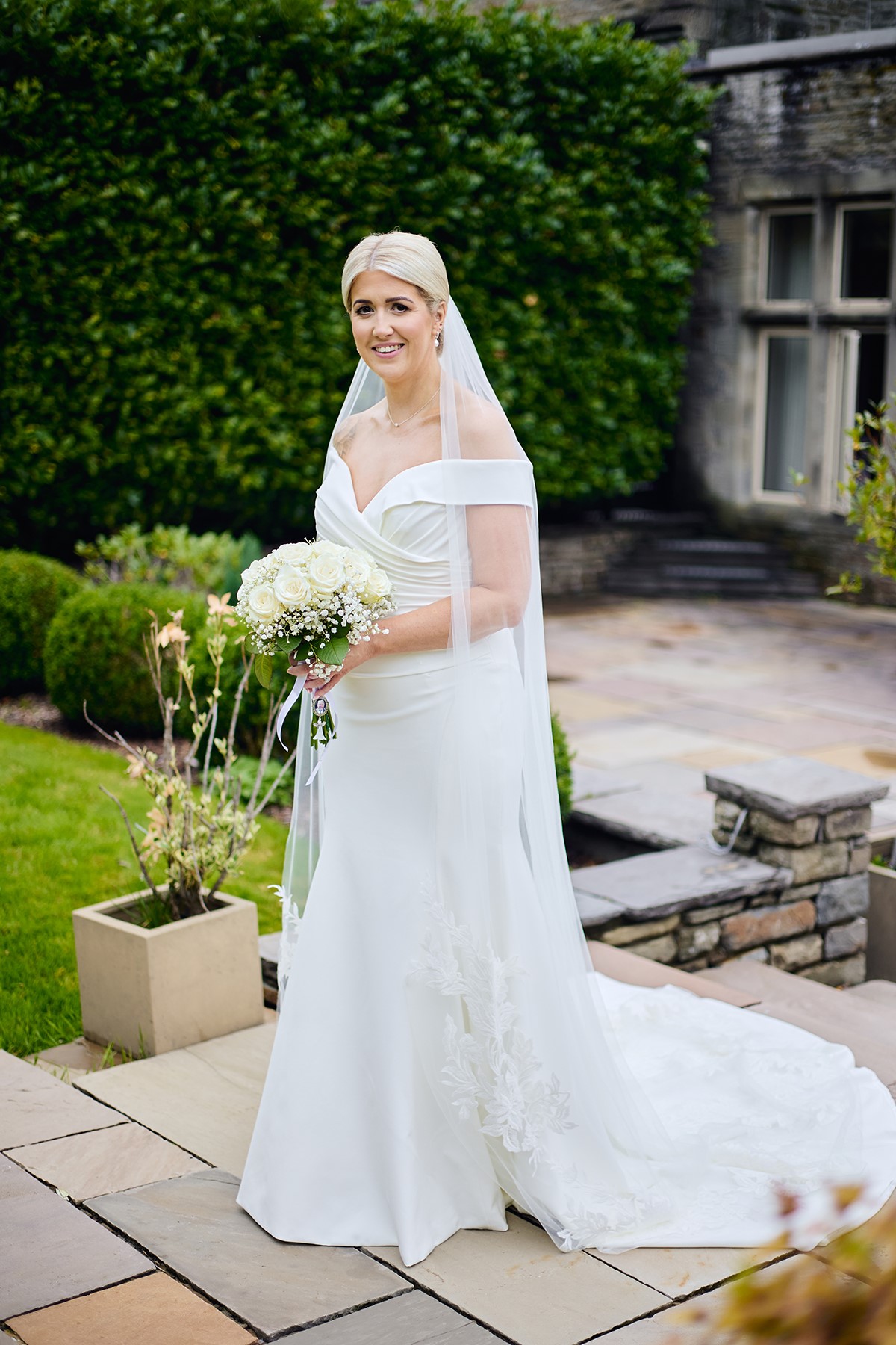 wedding photographer with experience at Lanelay hall hotel