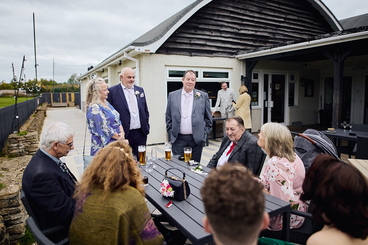 The White Horse view wedding