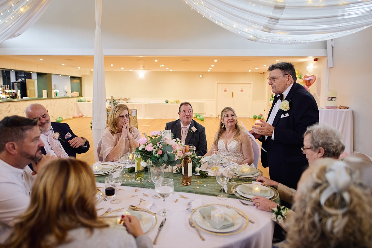 The White Horse view wedding breakfast