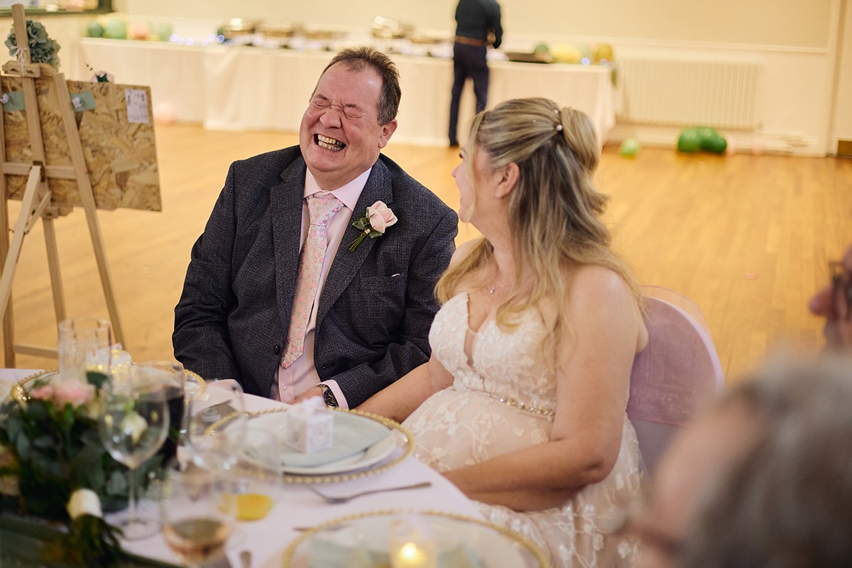 The White Horse view wedding breakfast