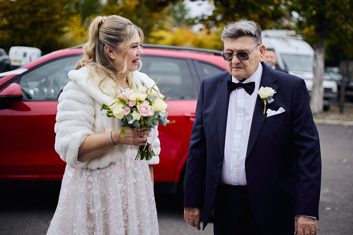 The White Horse view wedding photography Westbury