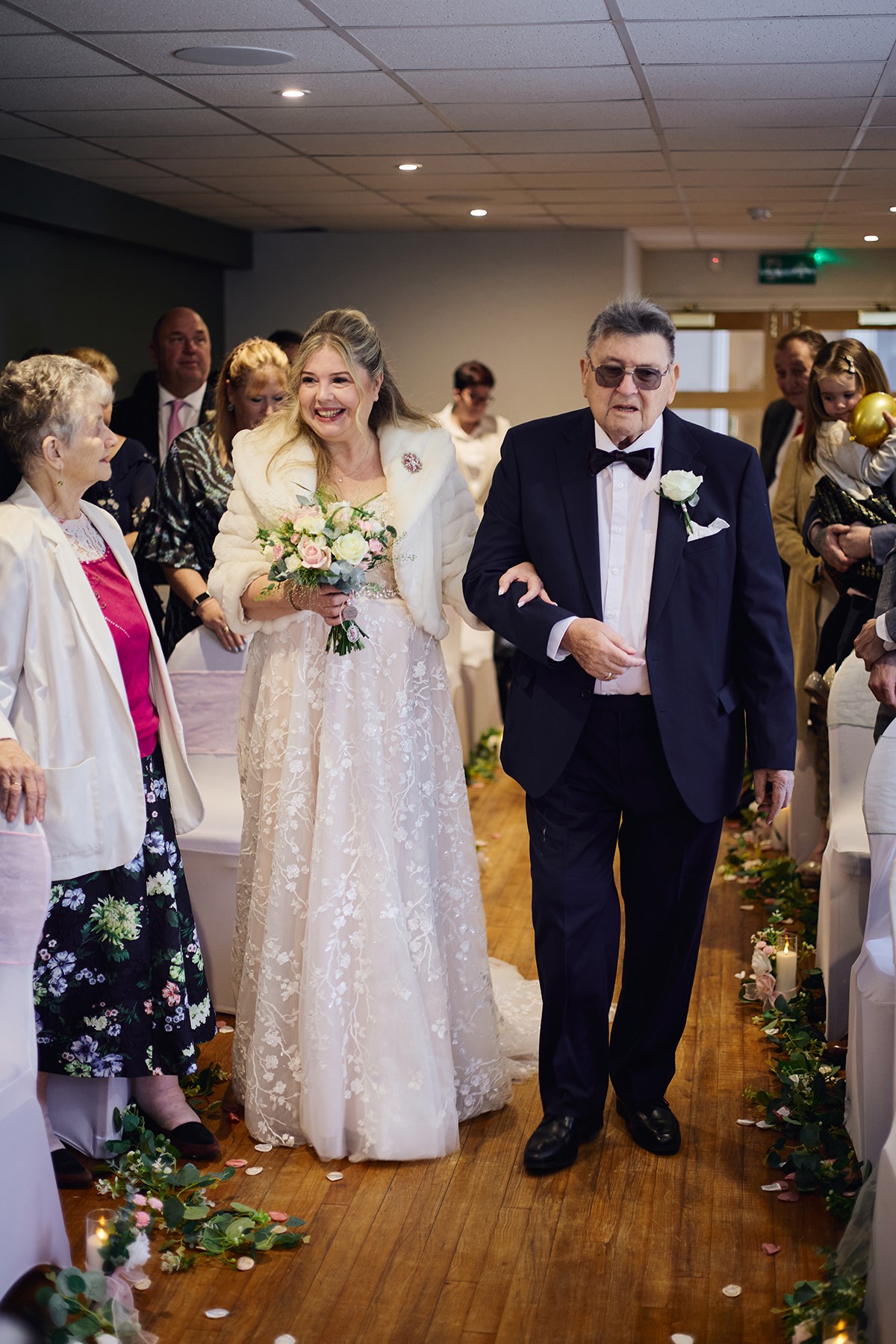 The White Horse view wedding photography Westbury