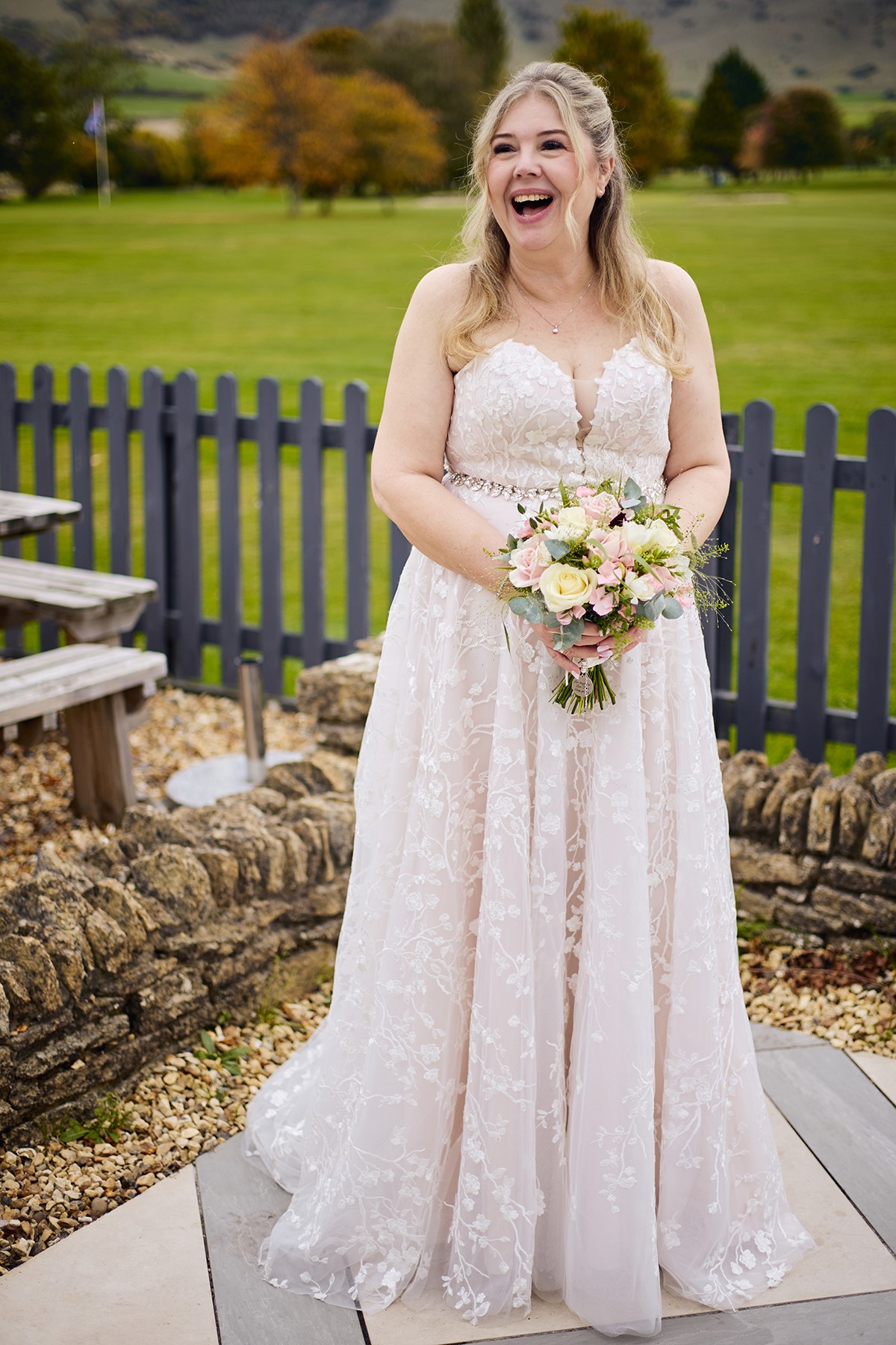 The White Horse view wedding