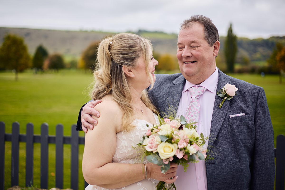 The White Horse view wedding