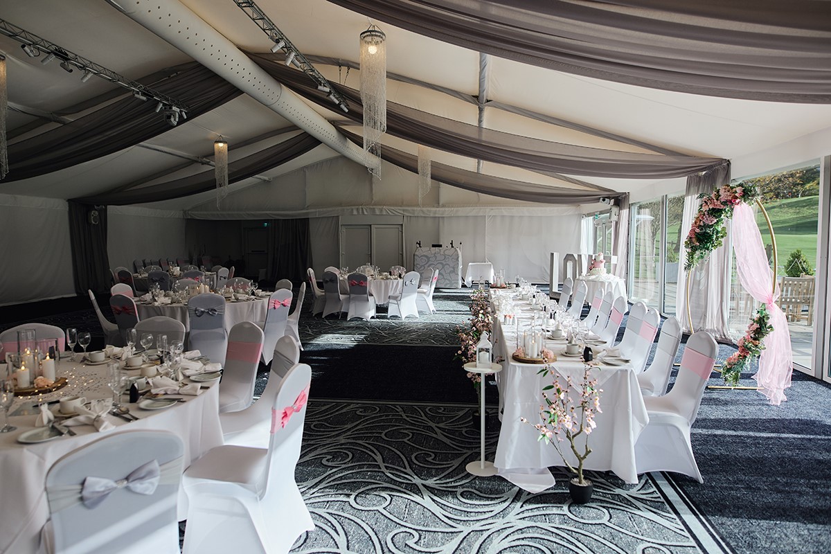 Bryn Meadows wedding breakfast