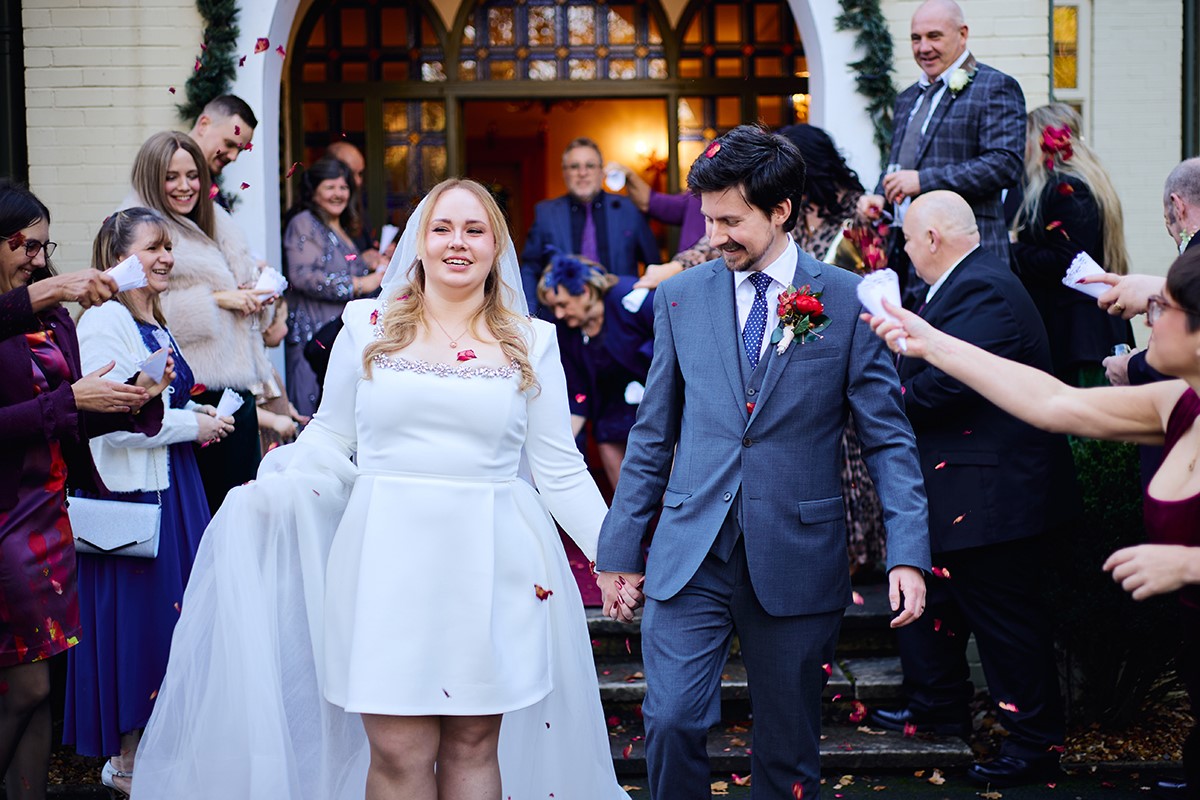 The Glen Yr Afon House Hotel winter wedding