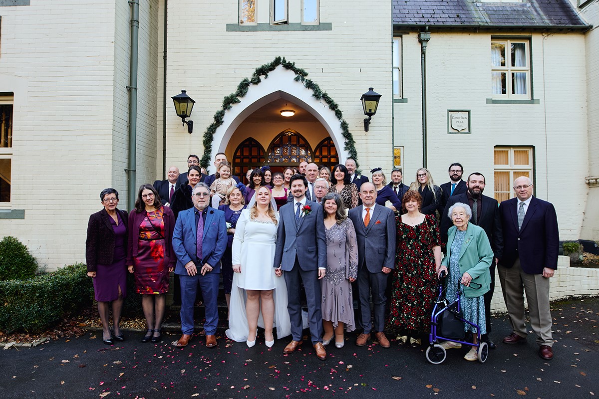 The Glen Yr Afon House Hotel winter wedding