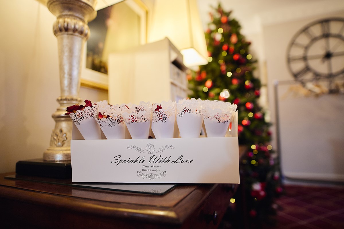 The Glen Yr Afon House Hotel christmas wedding