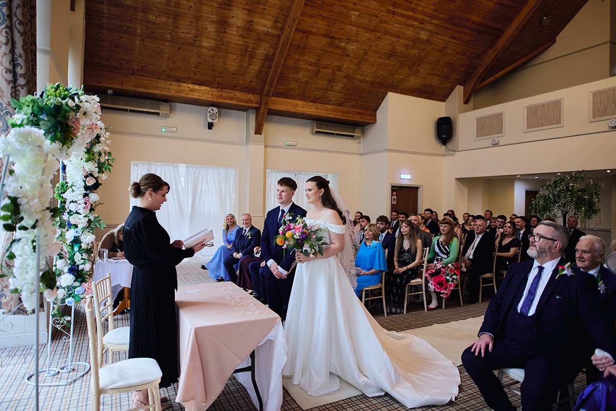 two-hour wedding photography package ceremony