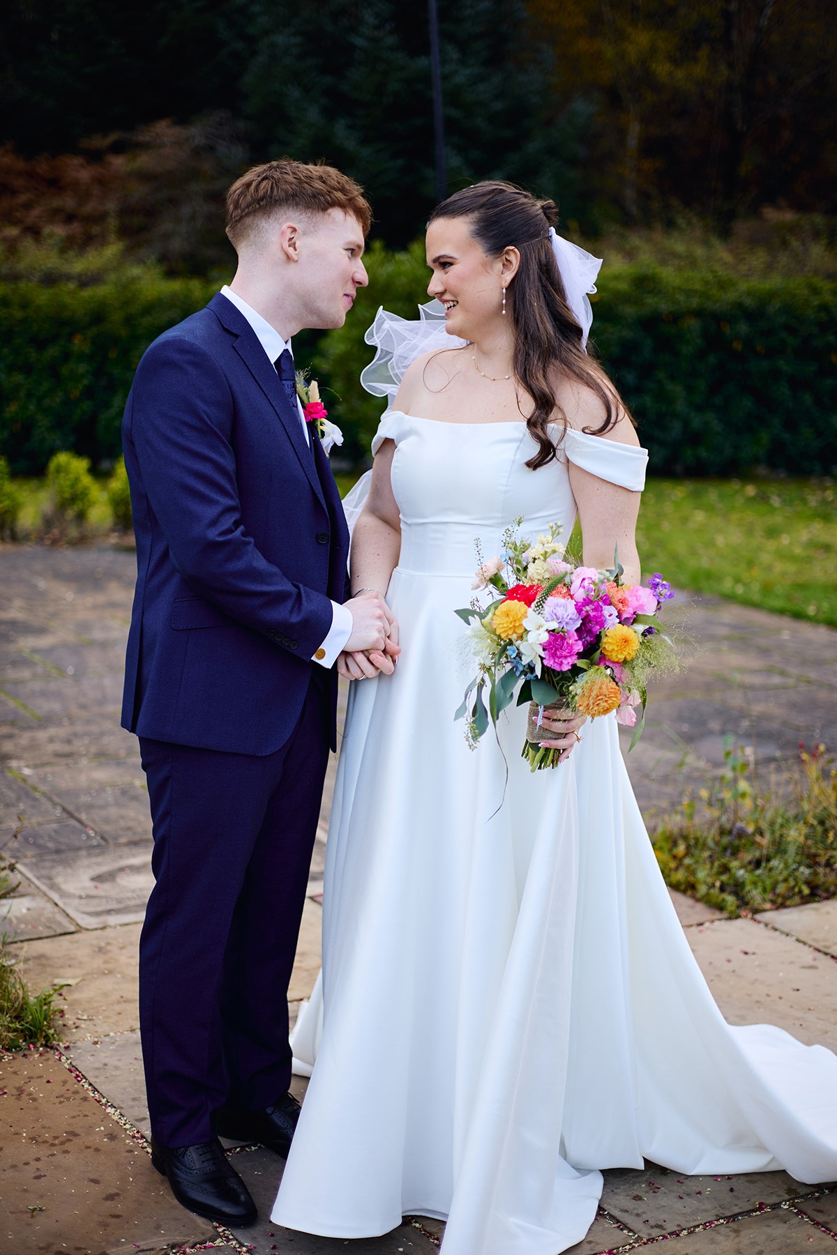 rainy November wedding at Heritage park hotel