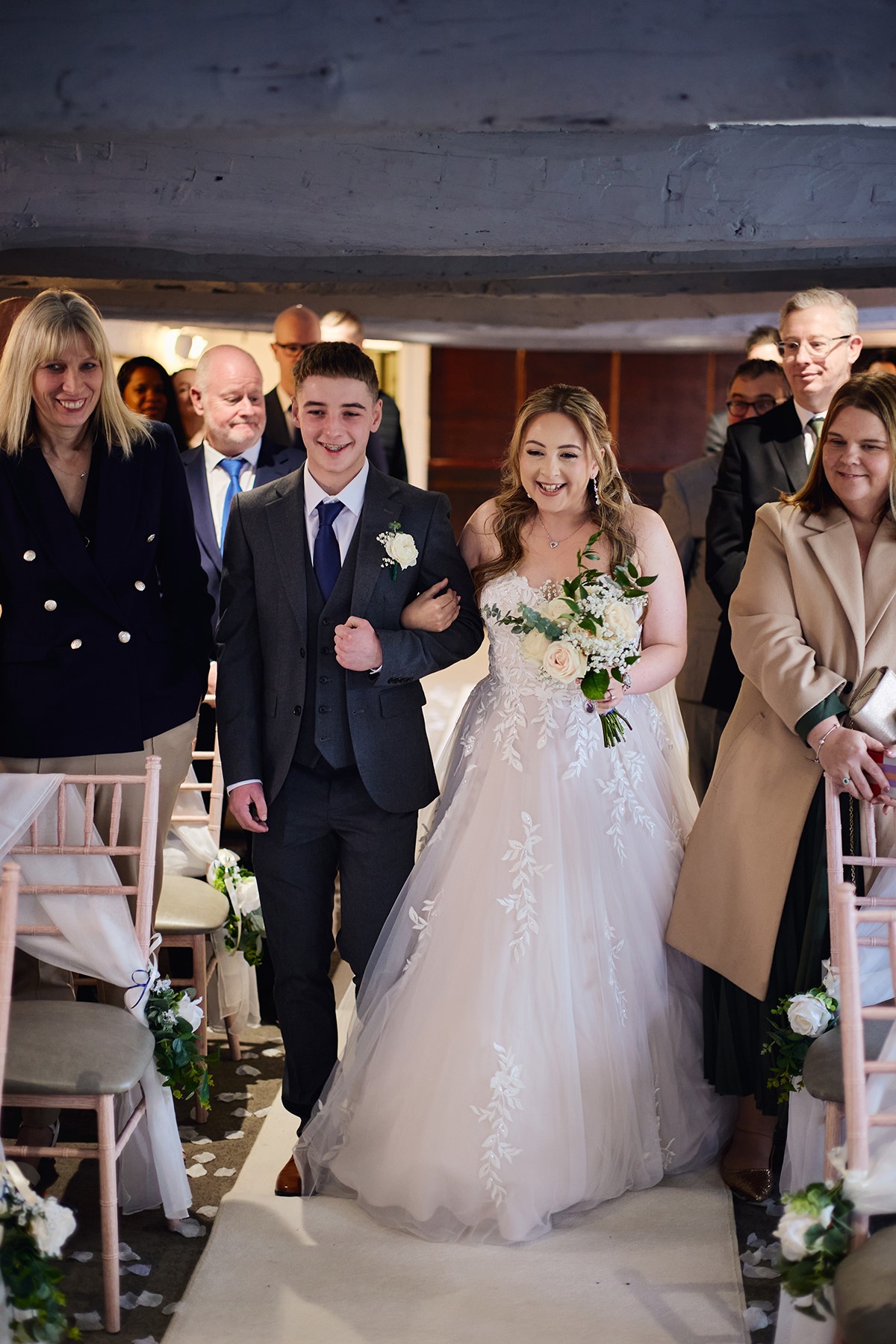 Llechwen hall hotel wedding photos