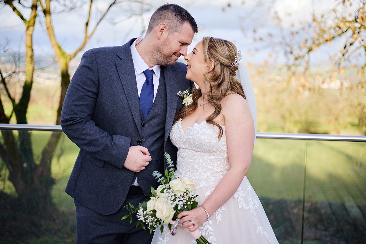 winter wedding at Llechwen Hall Hotel