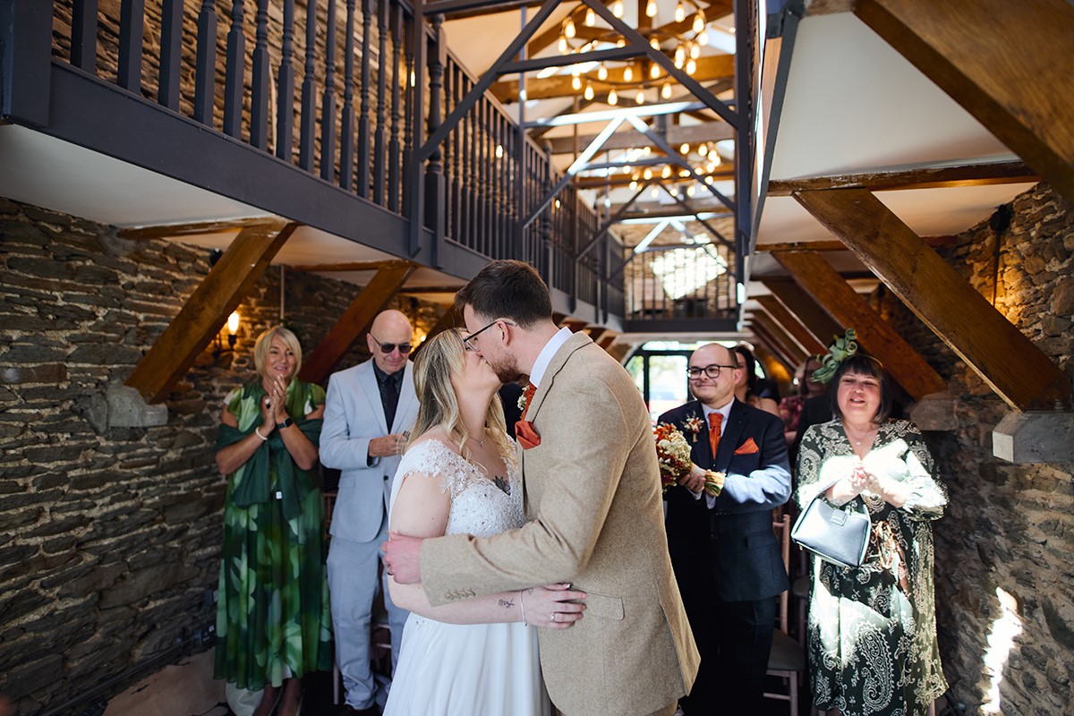 Small wedding at Llechwen hall hotel Pontypridd