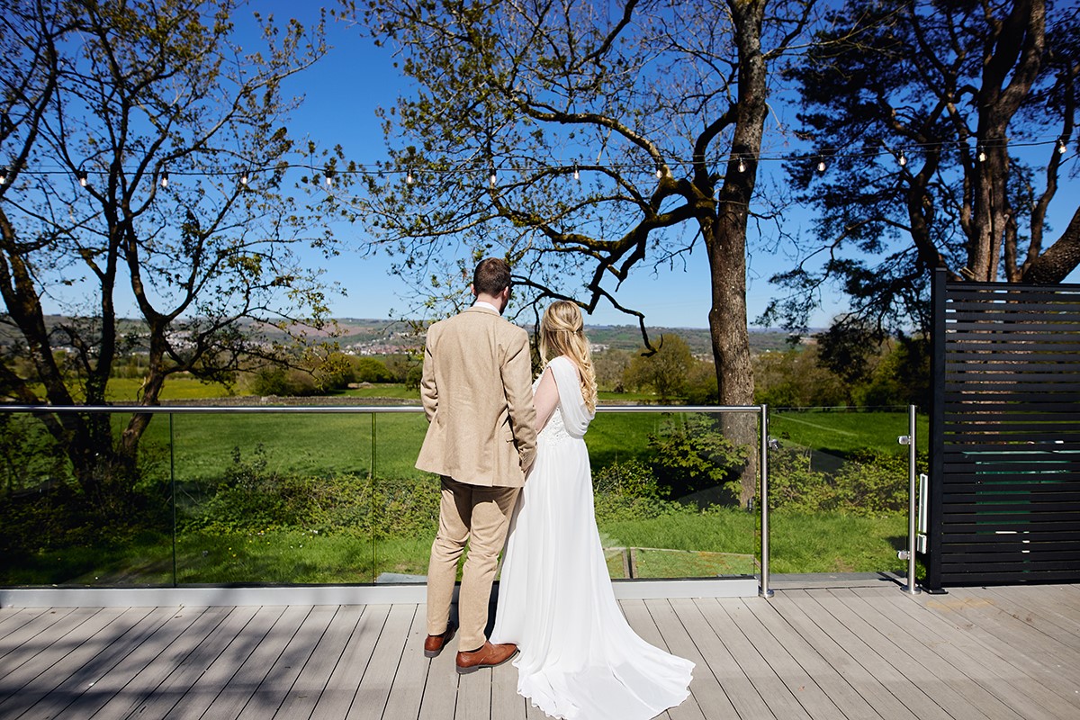 Llechwen hall couple portraits
