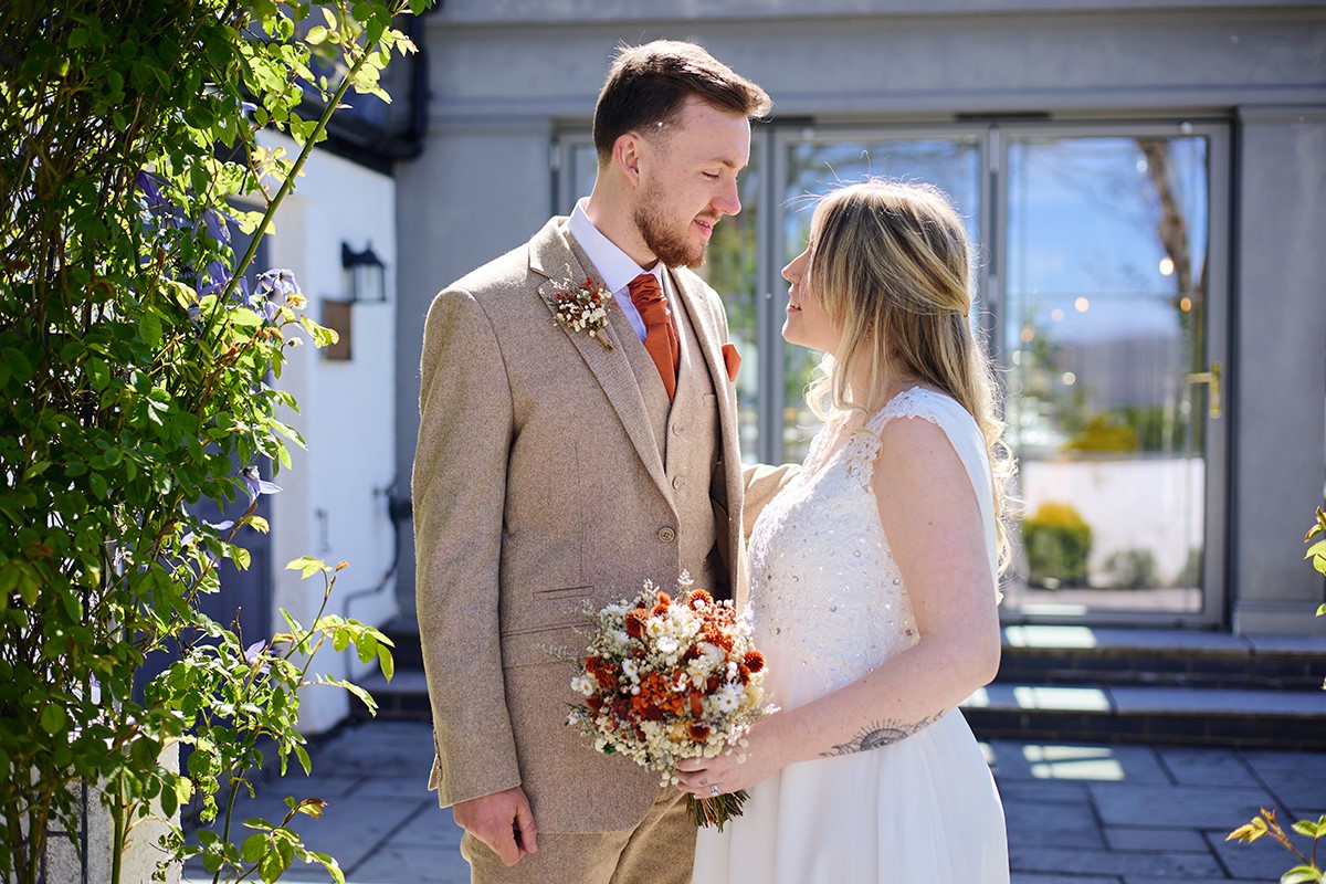 Llechwen hall hotel wedding photographer