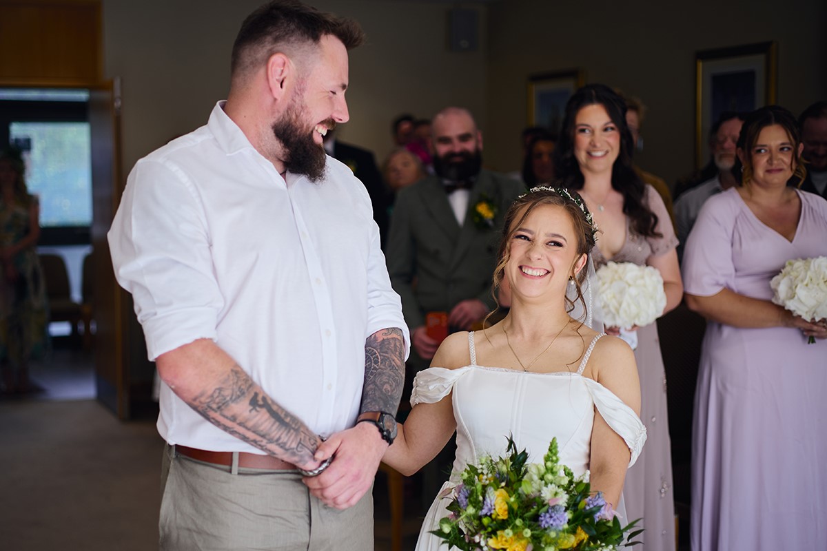 Penallta House wedding ceremony photos