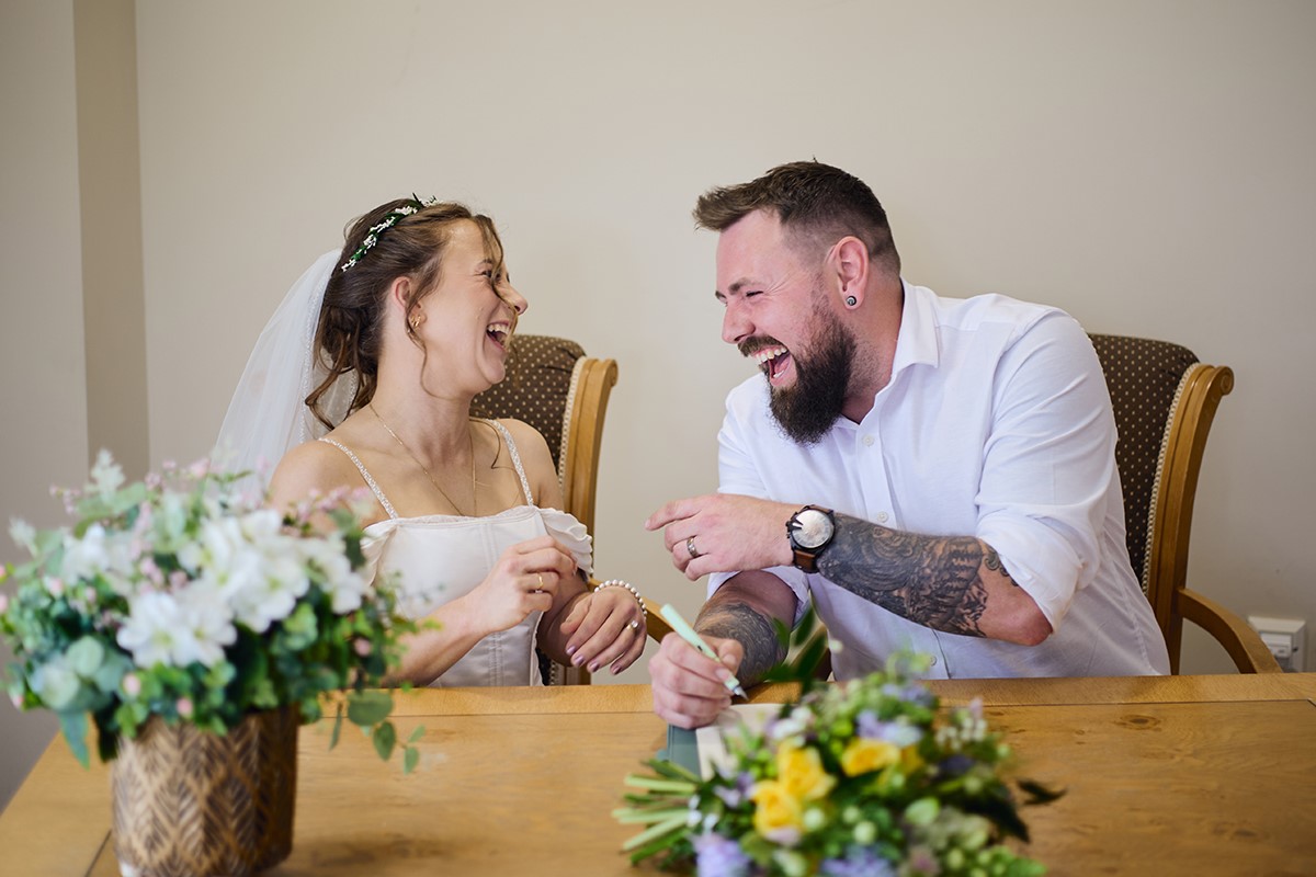 Caerphilly Registry Office wedding photography
