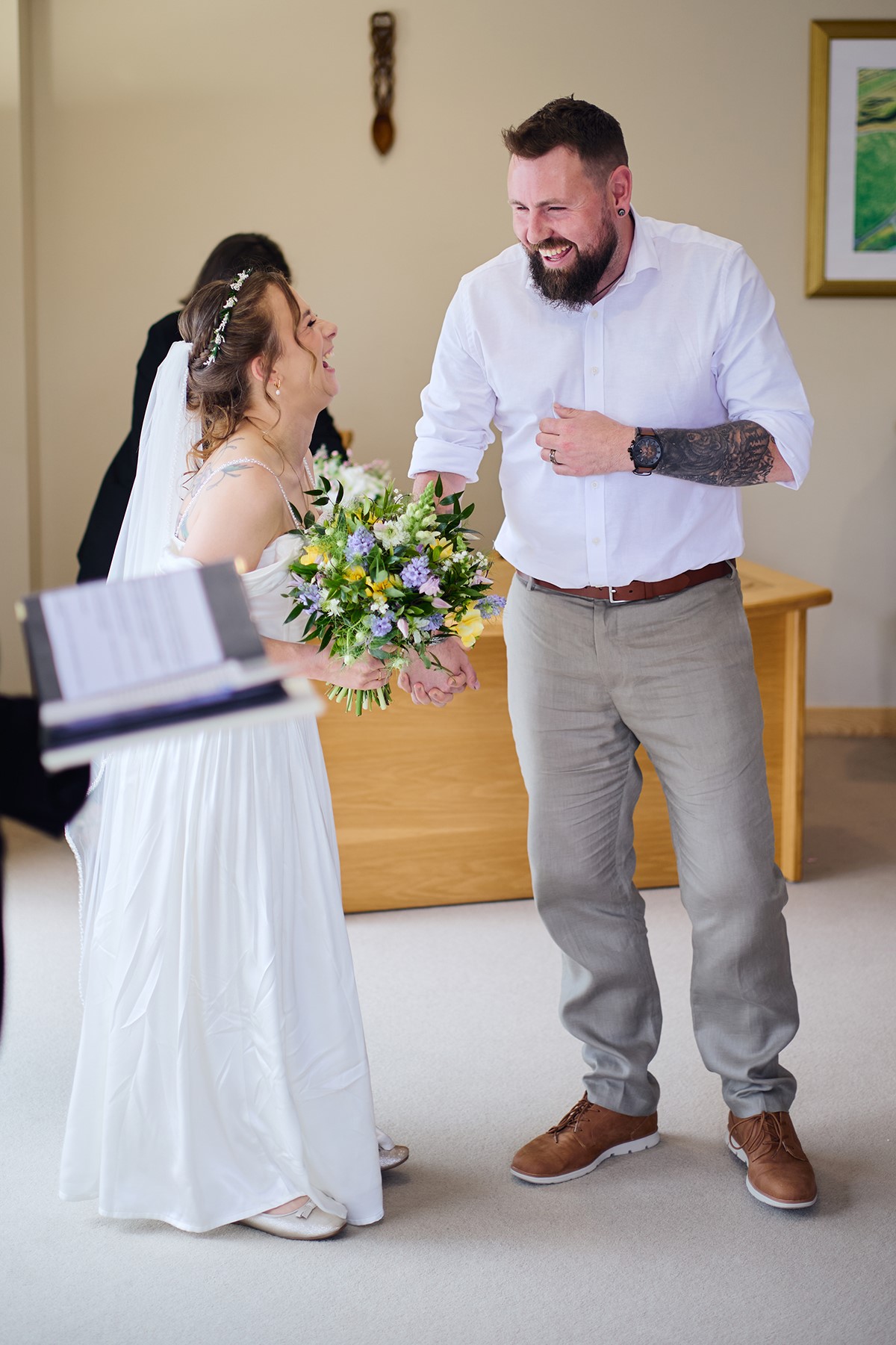 Caerphilly Registry Office wedding photography