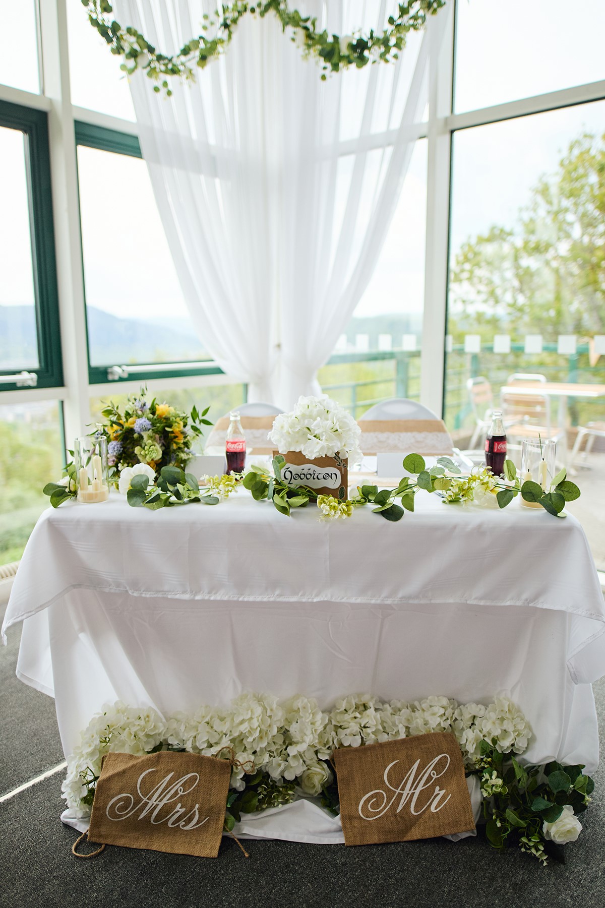 wedding reception at Pontypridd Golf Club