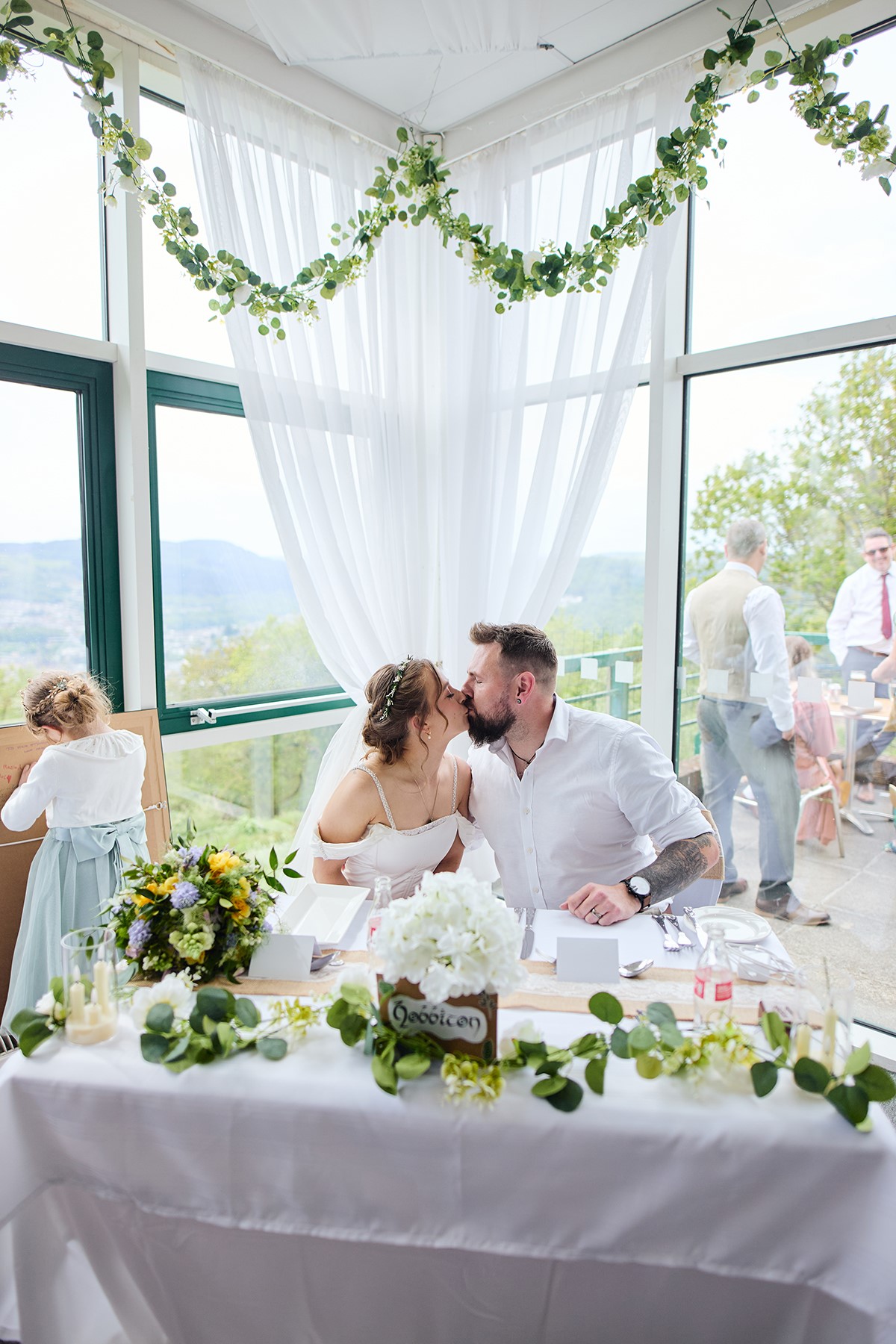 wedding reception at Pontypridd Golf Club