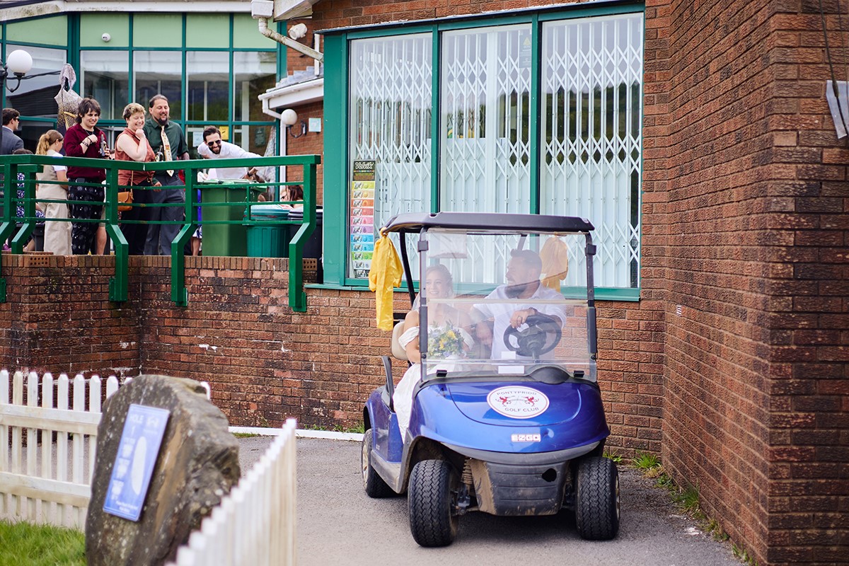 Pontypridd Golf Club wedding